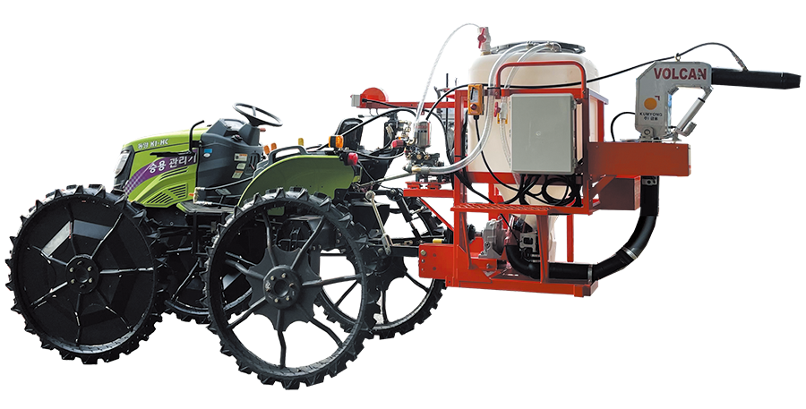 pesticide spraying truck