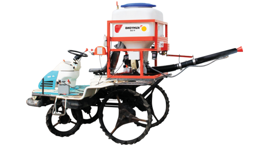 chemical sprayer mounted truck